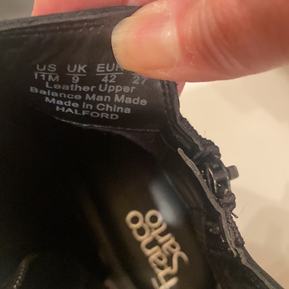 Franco Sarto Halford Black Ankle Booties - Picture 5 of 6